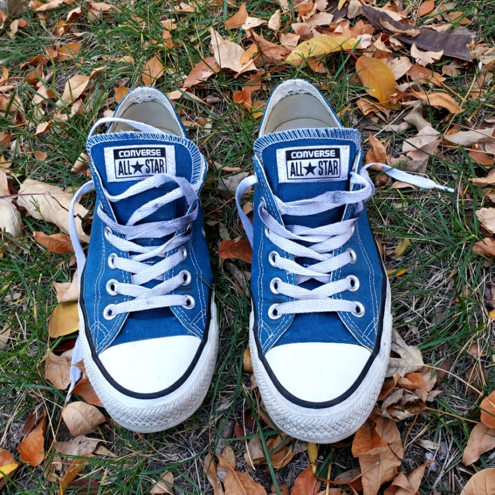 Blue Converse